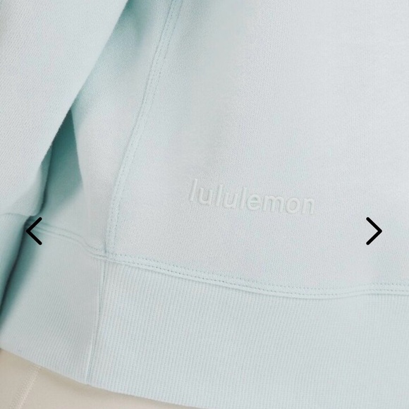 Perfectly Oversized Crew Graphic sweatshirt in sheer blue - Picture 8 of 8